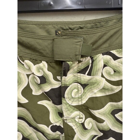 VTG Patagonia Pataloha Womens Kokawe Pant Green Swirl Print Size 6 - Picture 2 of 10